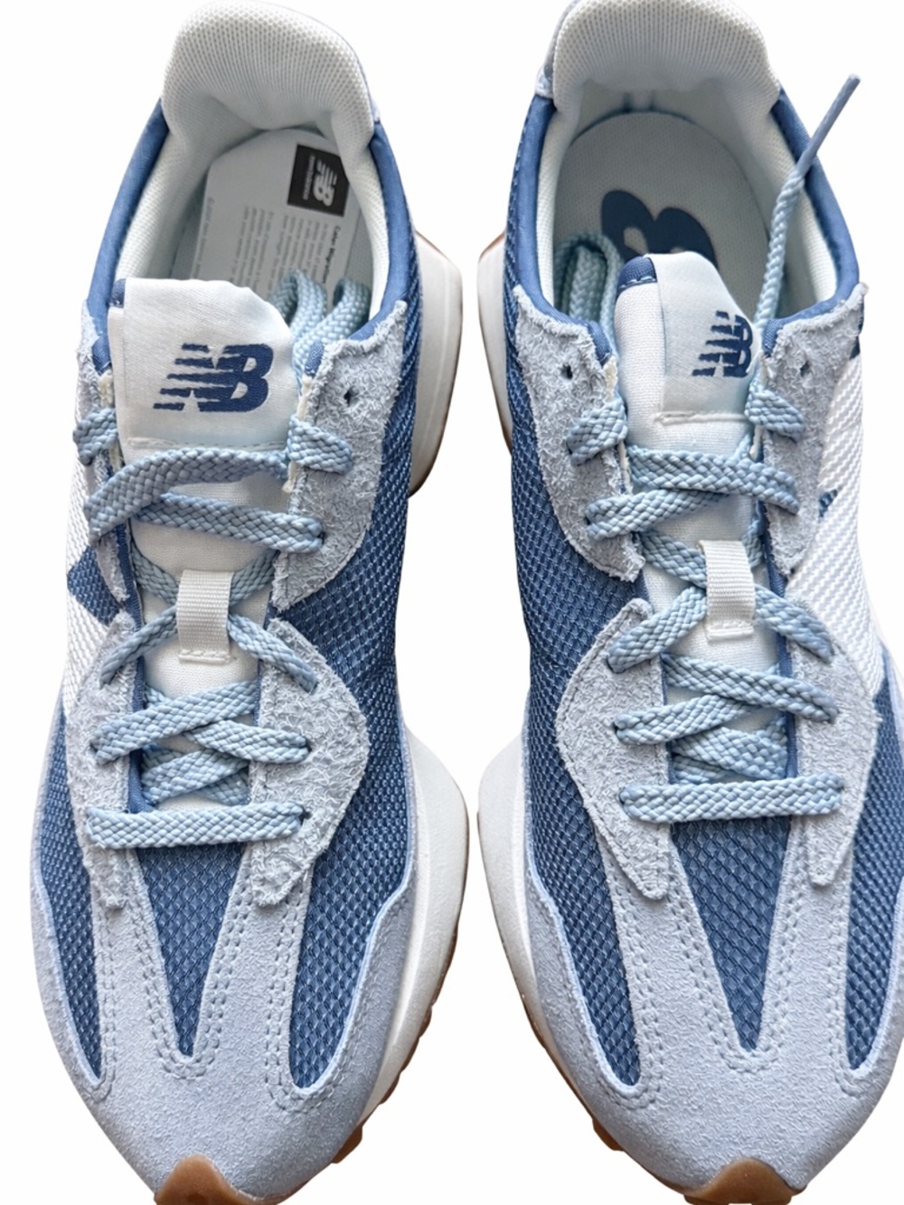 New Balance 327 Blue White Sneakers | Women’s | NEW No Box | Retro Running Style - Picture 2 of 2